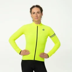 AGU Essential Thermische Shirt met Lange Mouwen Dames - hivis neon yellow