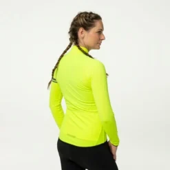 AGU Essential Thermische Shirt met Lange Mouwen Dames - hivis neon yellow