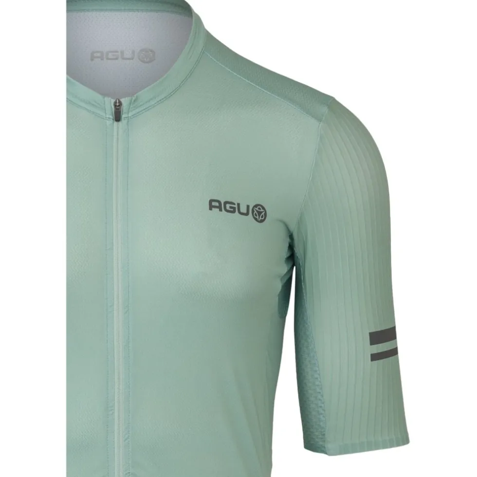 AGU Performance Aero Fietsshirt met Korte Mouwen Heren - terme green