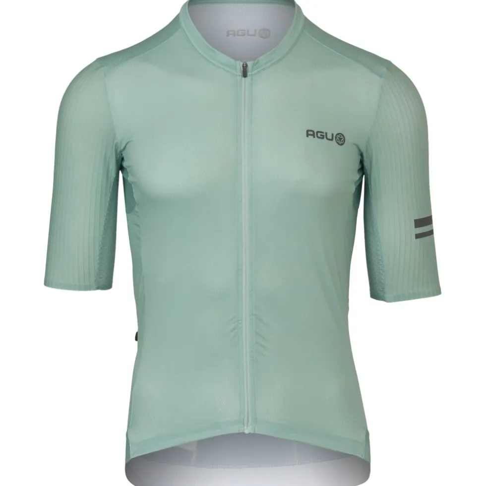 AGU Performance Aero Fietsshirt met Korte Mouwen Heren - terme green