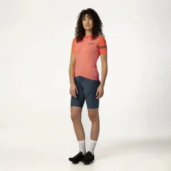 AGU Performance Colorblock Fietsshirt met Korte Mouwen Dames - sakura blossom