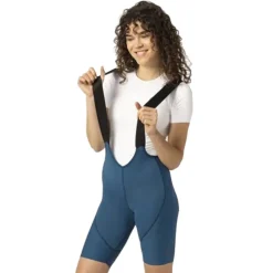 AGU Performance Enduro Plus Fietsshort met Bretels Dames - steel blue