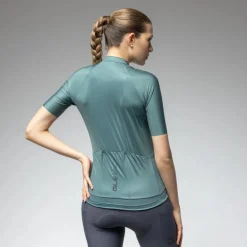 Alé Color Block Off Road Dames shirt met korte mouwen - moss green