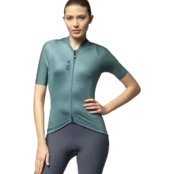 Alé Color Block Off Road Dames shirt met korte mouwen - moss green