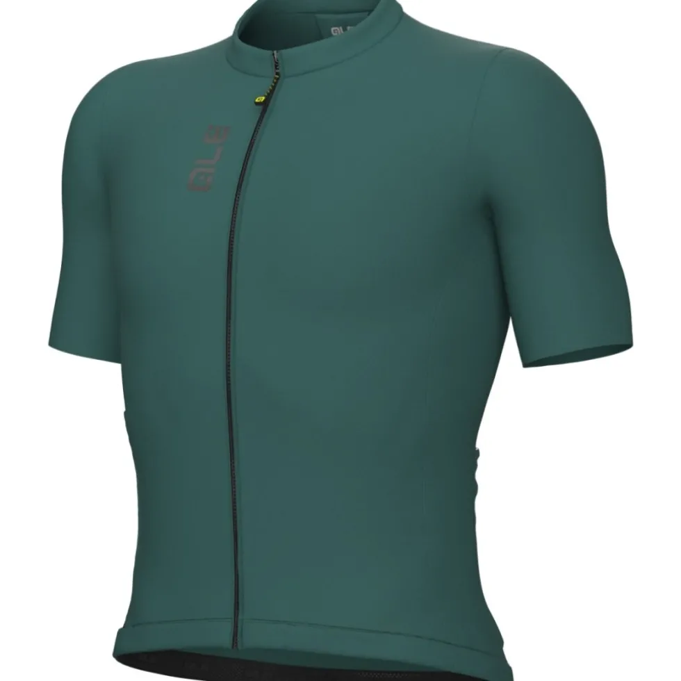 Alé Color Block Off Road Korte mouwen shirt heren - moss green