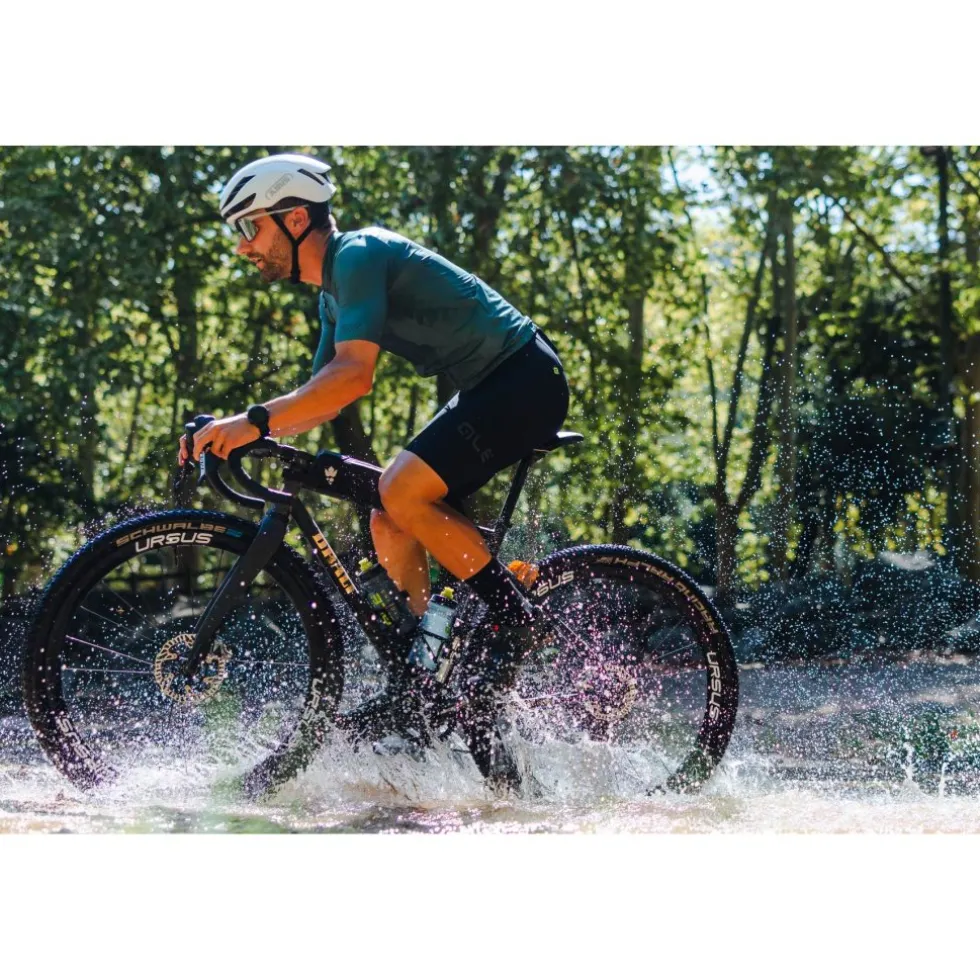 Alé Color Block Off Road Korte mouwen shirt heren - moss green