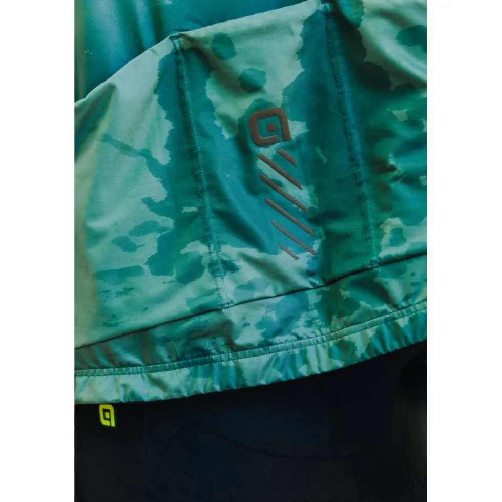 Alé Color Block Off Road Korte mouwen shirt heren - moss green