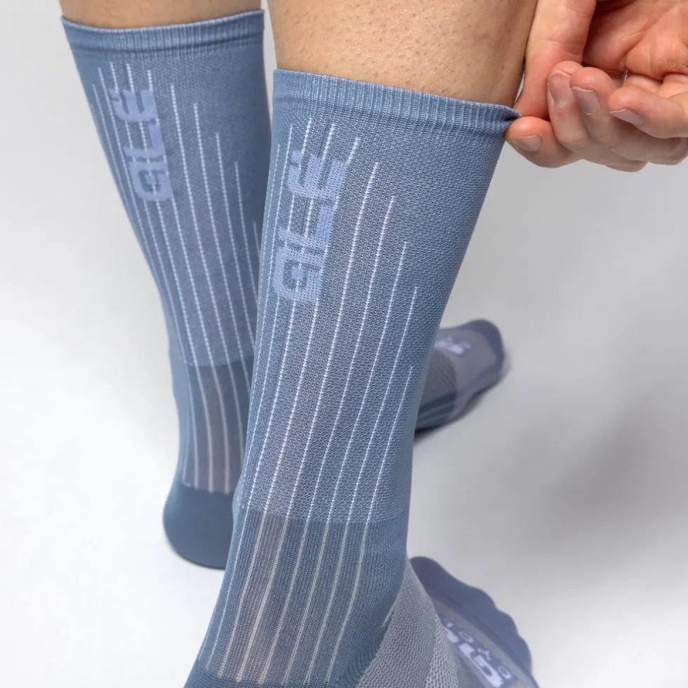 Alé Color Block T-Care Plus Fietssokken - steel blue