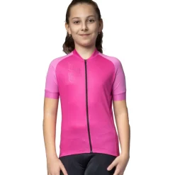 Alé Follow Me Fietstrui Kinderen - fuchsia