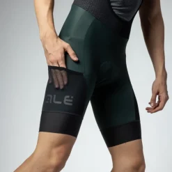 Alé OFF ROAD - GRAVEL Stones Cargo Fietsshort met Bretels Heren - green wood