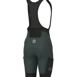 Alé OFF ROAD - GRAVEL Stones Cargo Fietsshort met Bretels Heren - green wood
