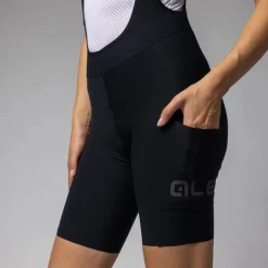 Alé OFF ROAD GRAVEL Pro Fietsshorts met bretels Dames - zwart