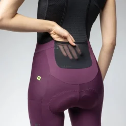 Alé OFF ROAD GRAVEL Pro Fietsshorts met bretels Dames - prune