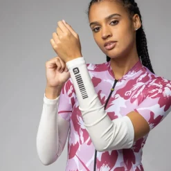 Alé Sunselect Zomer Armwarmers - wit/zwart
