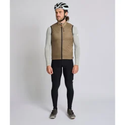 ALBION All Road Pertex® Quantum Windvest Heren - Dark Sand