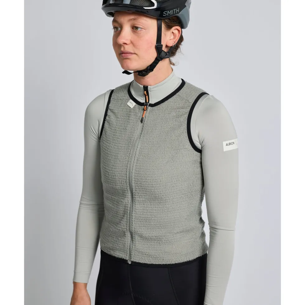ALBION Primaloft Active Evolve Body Warmer Vest Unisex - Limestone