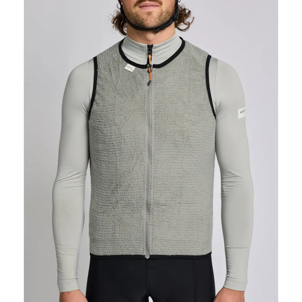 ALBION Primaloft Active Evolve Body Warmer Vest Unisex - Limestone