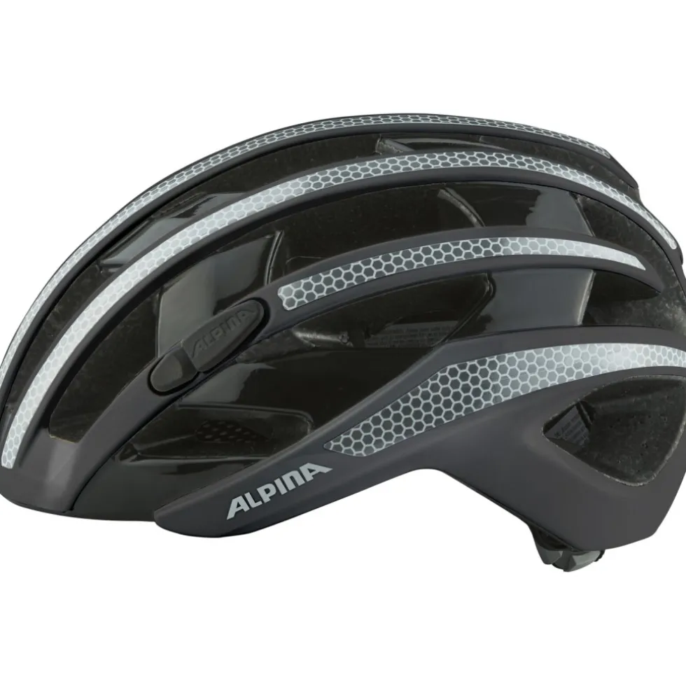 Alpina Ravel Reflective Helm - black glossy