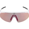 Alpina Turbo Pro S QV Bril - white matt/rainbow mirror
