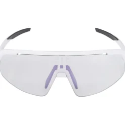 Alpina Turbo Pro S V Bril - white matt/clear to grey/flash pink