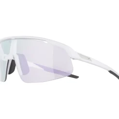 Alpina Turbo Pro S V Bril - white matt/clear to grey/flash pink