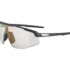 Alpina Turbo Pro V Bril - black matt/clear to grey/flash red
