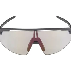 Alpina Turbo Pro V Bril - black matt/clear to grey/flash red
