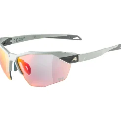 Alpina Twist Six HR QV Bril - smoke-grey matt/Quattroflex Varioflex mirror rainbow