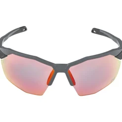 Alpina Twist Six HR QV Bril - grey matt / Quattroflex Varioflex Rainbow Mirror