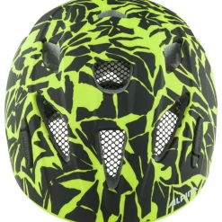 Alpina Ximo L.E. Kinder-Fietshelm - black-neon sparkle matt