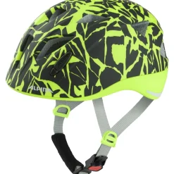Alpina Ximo L.E. Kinder-Fietshelm - black-neon sparkle matt