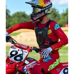 Alpinestars A-5 Plasma Borstbeschermer - zwart/rood/wit