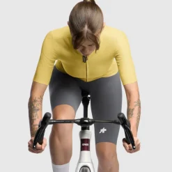 Assos DYORA R S11 Fietsshirt met Korte Mouwen Dames - mystic yellow