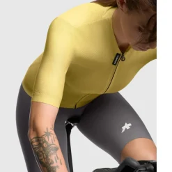 Assos DYORA R S11 Fietsshirt met Korte Mouwen Dames - mystic yellow