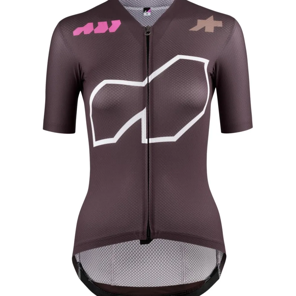 Assos DYORA R S11 We Are The A Dames shirt met korte mouwen - panic red