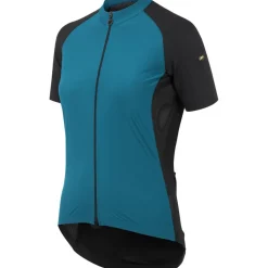 Assos UMA GTV C2 Fietsshirt met Korte Mouwen Dames - bluish green