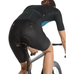 Assos UMA GTV C2 Fietsshirt met Korte Mouwen Dames - bluish green