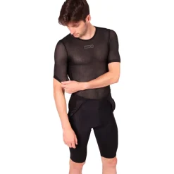 Bioracer Breeze Baselayer met korte mouwen Heren - zwart