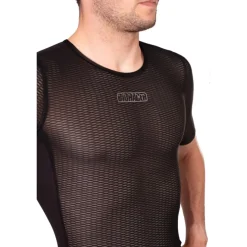 Bioracer Breeze Baselayer met korte mouwen Heren - zwart