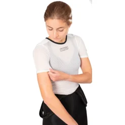 Bioracer Breeze Baselayer met korte mouwen Dames - wit