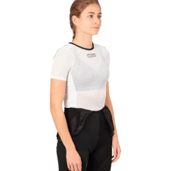 Bioracer Breeze Baselayer met korte mouwen Dames - wit