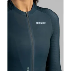 Bioracer Epic Damesfietsshirt met lange mouwen - graphite blue