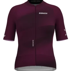 Bioracer Epic Elevate Fietsjersey dames - burgundy red