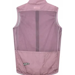 Café du Cycliste Edith Vest Heren - cold dye/mineral pink