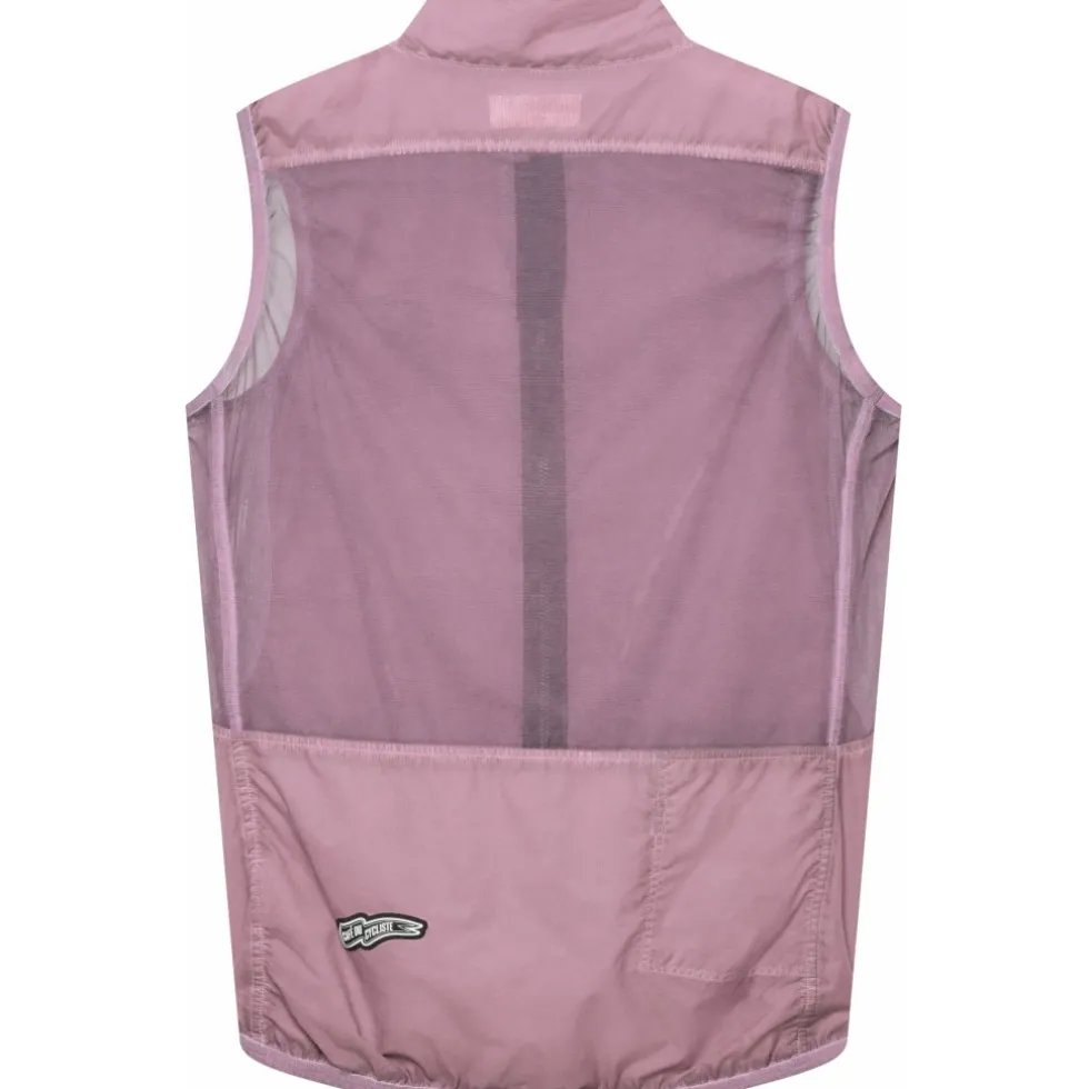 Café du Cycliste Edith Vest Heren - cold dye/mineral pink