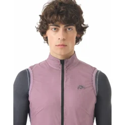 Café du Cycliste Edith Vest Heren - cold dye/mineral pink