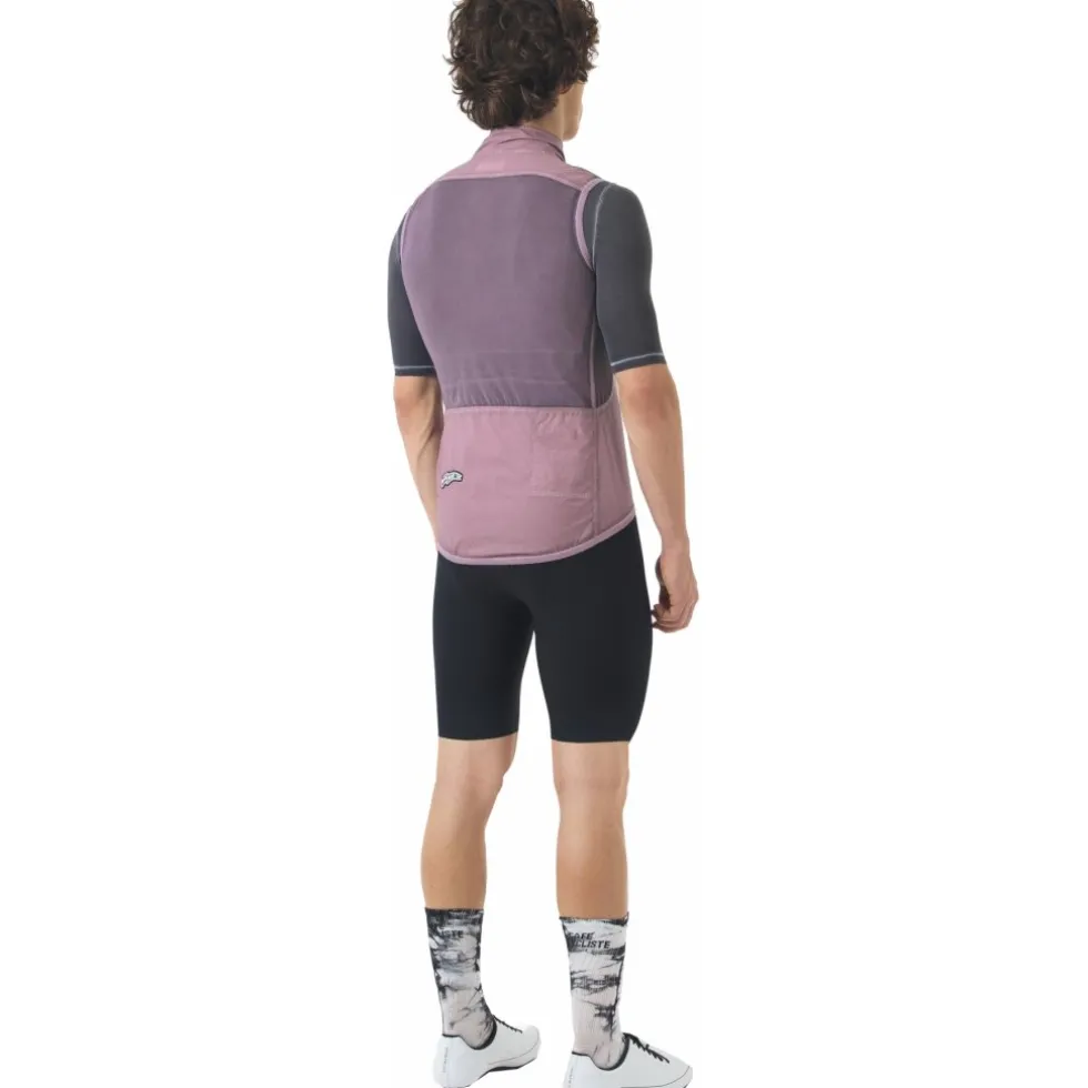 Café du Cycliste Edith Vest Heren - cold dye/mineral pink