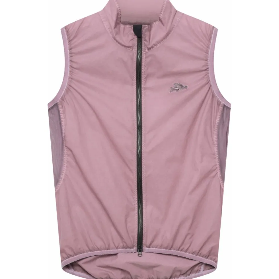 Café du Cycliste Edith Vest Heren - cold dye/mineral pink