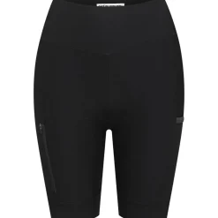 Café du Cycliste Elsa Gewatteerd Fietsshort Dames - zwart