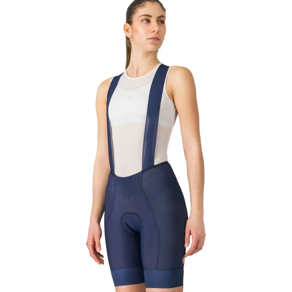 Castelli A/C Fietsshort met Bretels Dames - belgian blue 424